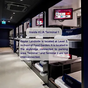  Hotel a capsule Kepler Club Kuala Lumpur Airport - Klia T1 Landside, Public Area
